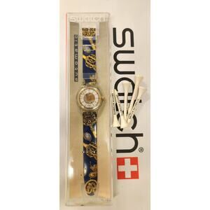 Vintage Swatch automatic watch ST. PETERS GATE SAK106 bundle with golf tees NOS